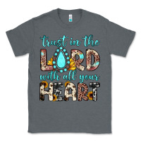 Charcoal Heather trust in the lord with all your heart Classic Tee - JahusDesignShop