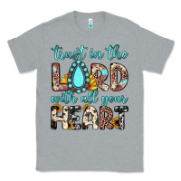 Heather Grey trust in the lord with all your heart Classic Tee - JahusDesignShop