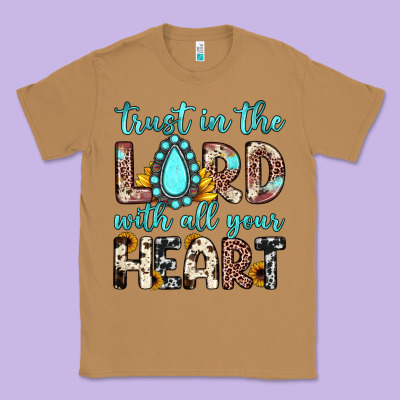 Trust In The Lord With All Your Heart Classic Tee Designed By Jahusdesignshop