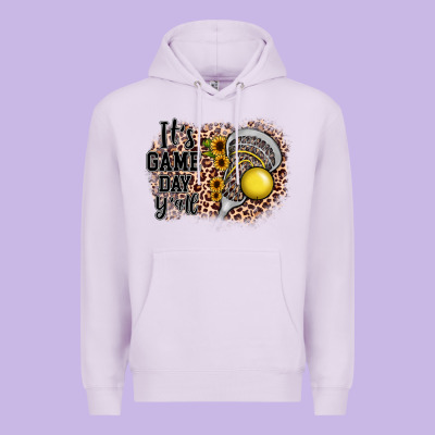 It's Game Day Y'all Lacrosse Premium Hoodie Designed By Jahusdesignshop