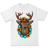White deer gemstone sunflower Premium Tee - JahusDesignShop