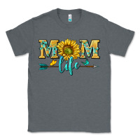 Charcoal Heather mom life Classic Tee - NancyCooperArtShop