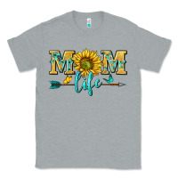 Heather Grey mom life Classic Tee - NancyCooperArtShop