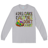 Moon Dust King Cake Calories Don't Count Mardi Gras Long Sleeve Tee - BundleAndBundleShop