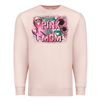Pale Pink i wear pink for my mom Premium Sweatshirt - CowGirlArtShop