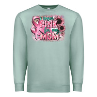 Seafoam i wear pink for my mom Premium Sweatshirt - CowGirlArtShop
