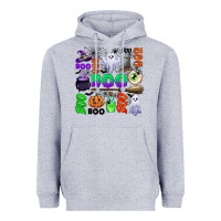 Heather Grey boo halloween Heavyweight Hoodie - CowGirlArtShop