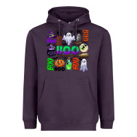 Plum boo halloween Heavyweight Hoodie - CowGirlArtShop