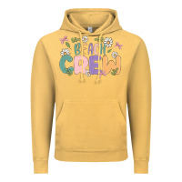 Vintage Mustard beach crew Vintage Hoodie - MaliasSmallBusiness