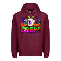 Burgundy boo crew Premium Hoodie - CowGirlArtShop