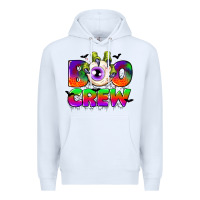 White boo crew Premium Hoodie - CowGirlArtShop