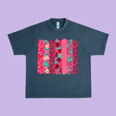 Valentines Day Brushstroke Urban Heavy Tee Designed By Nancycooperartshop