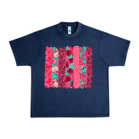 Navy valentines day brushstroke Urban Heavy Tee - NancyCooperArtShop