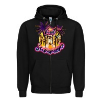 Black Hot Mom summer Zipper Hoodie - NancyCooperArtShop