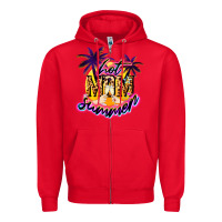 Red Hot Mom summer Zipper Hoodie - NancyCooperArtShop