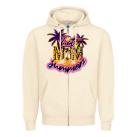 Sandshell Hot Mom summer Zipper Hoodie - NancyCooperArtShop