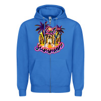 True Royal Hot Mom summer Zipper Hoodie - NancyCooperArtShop