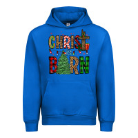 Cobalt christ is born Urban Hoodie - FaDigitalArtStudio