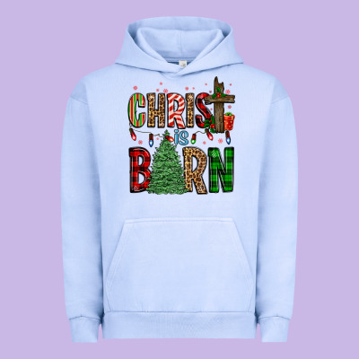 Christ Is Born Urban Hoodie Designed By Fadigitalartstudio