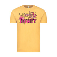 Vintage Mustard howdy honey Vintage Tee - MaliasSmallBusiness