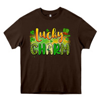 Chocolate Brown lucky charm Heavy Core Tee - Artiststas