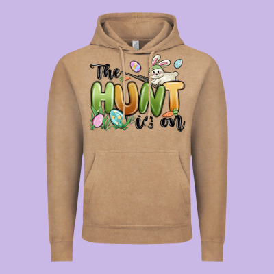 The Hunt Is On Vintage Hoodie Designed By Maliassmallbusiness