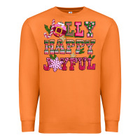 Carrot jolly happy joyful pink christmas Premium Sweatshirt - CowGirlArtShop