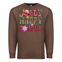 Chestnut jolly happy joyful pink christmas Premium Sweatshirt - CowGirlArtShop