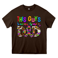 Chocolate Brown this guys an ausome dad Heavy Core Tee - AdoDesignShop