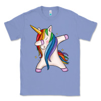 Colony Blue dabbing unicorn Classic Tee - MaliasSmallBusiness