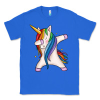 True Royal dabbing unicorn Classic Tee - MaliasSmallBusiness