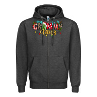 Charcoal Heather Grammy Claus Zipper Hoodie - texasbilliewilder