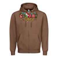 Chestnut Grammy Claus Zipper Hoodie - texasbilliewilder