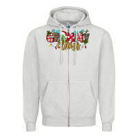 Dove Grey Grammy Claus Zipper Hoodie - texasbilliewilder