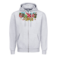 Heather Grey Grammy Claus Zipper Hoodie - texasbilliewilder