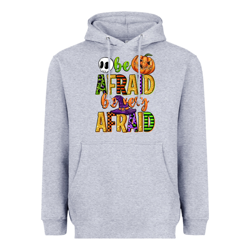 Be Afraid Be Very Afraid Heavyweight Hoodie by CowGirlArtShop | Teevron
