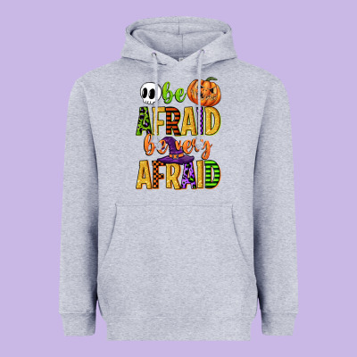 Be Afraid Be Very Afraid Heavyweight Hoodie Designed By Cowgirlartshop