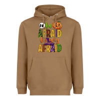 Toasted Coconut be afraid be very afraid Heavyweight Hoodie - CowGirlArtShop