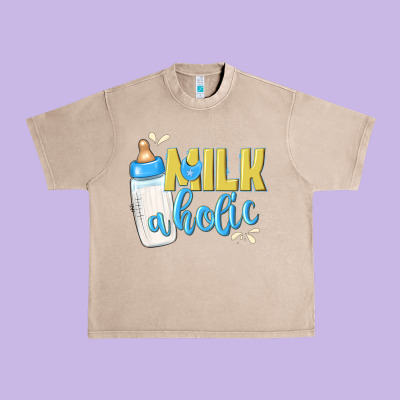 Milkaholic Boys Urban Heavy Tee Designed By Nancycooperartshop