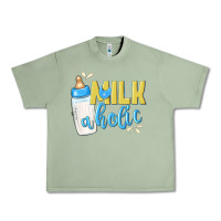 Oil Green milkaholic boys Urban Heavy Tee - NancyCooperArtShop