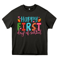 Asphalt happy first day of school Heavy Core Tee - JahusDesignShop