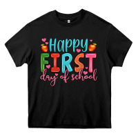 Black happy first day of school Heavy Core Tee - JahusDesignShop