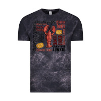 Cloud Black crawfish junkie Vintage Tee - MaliasSmallBusiness