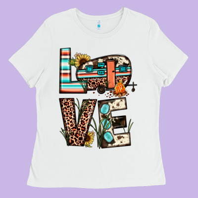 Love Camp Ladies Tee Designed By Jahusdesignshop