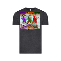 Vintage Black san judas happy  hallothanksmas Vintage Tee - JahusDesignShop