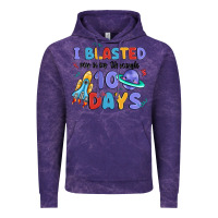 Cloud Purple i blasted my way through 100 days Vintage Hoodie - MaliasSmallBusiness