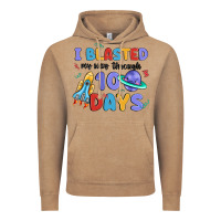 Vintage Coffee i blasted my way through 100 days Vintage Hoodie - MaliasSmallBusiness