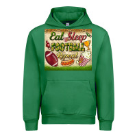 Emerald eat sleep football repeat tumbler Urban Hoodie - BundleAndBundleShop