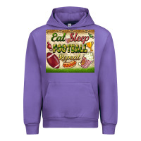 Tulip eat sleep football repeat tumbler Urban Hoodie - BundleAndBundleShop