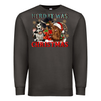 Smoke herd it was christmas Premium Sweatshirt - CowGirlArtShop
